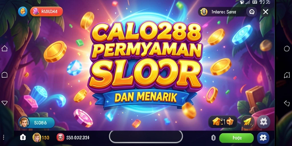 Tampilan gameplay seru dari CALO288 yang penuh warna.
