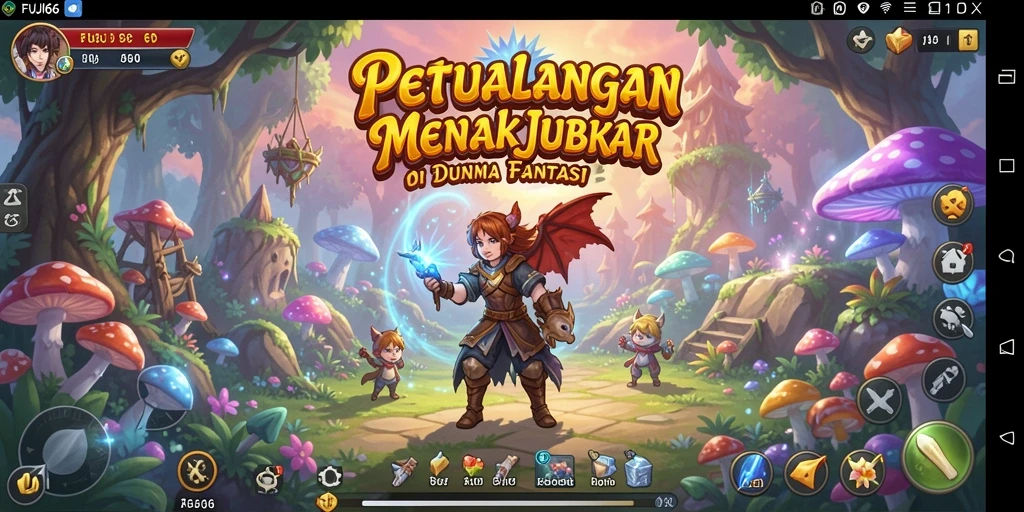 Screenshot dari gameplay FUJI66 yang menunjukkan aksi petualangan seru.
