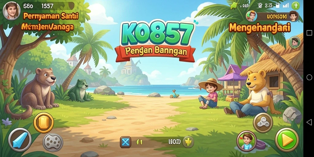 Screenshot KO857 menampilkan gameplay yang penuh warna dan menyenangkan.