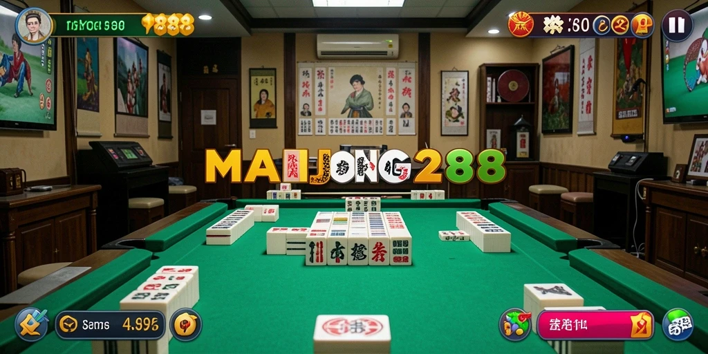 Tampilan gameplay MAHJONG288 yang menarik dan penuh warna.