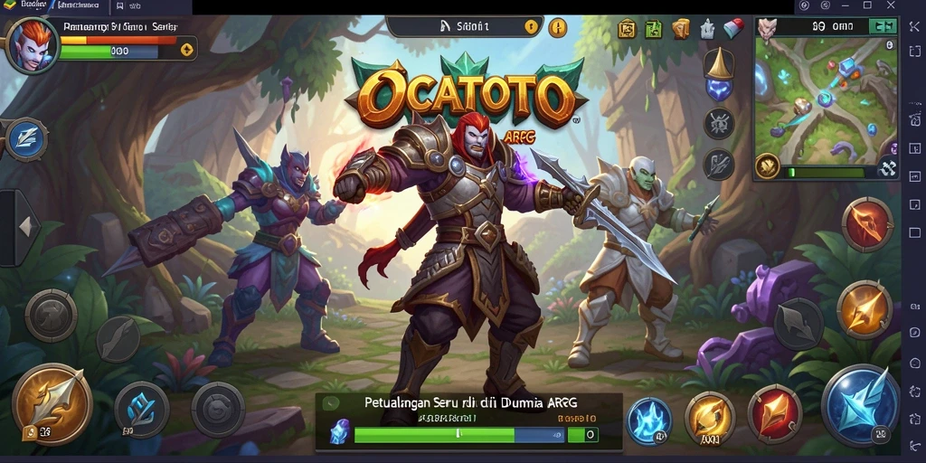 Gameplay seru OCATOTO dalam dunia ARPG yang menakjubkan.