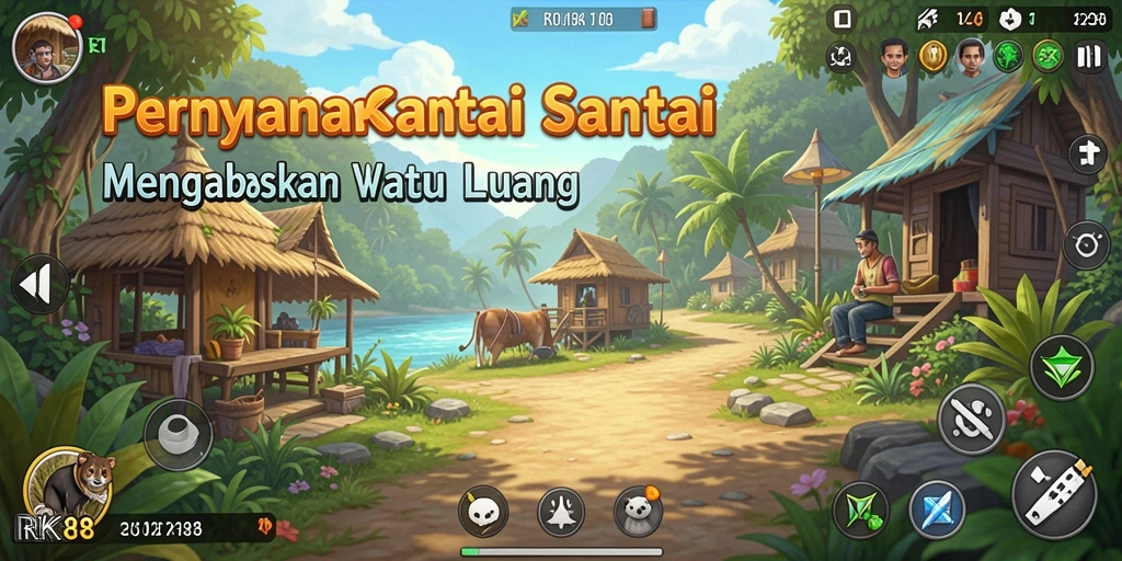 Tangkapan layar menampilkan gameplay seru RK88 dengan tantangan yang menarik.