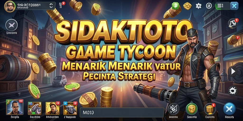 Tampilan menarik gameplay SIDAKTOTO dengan elemen manajemen bisnis.