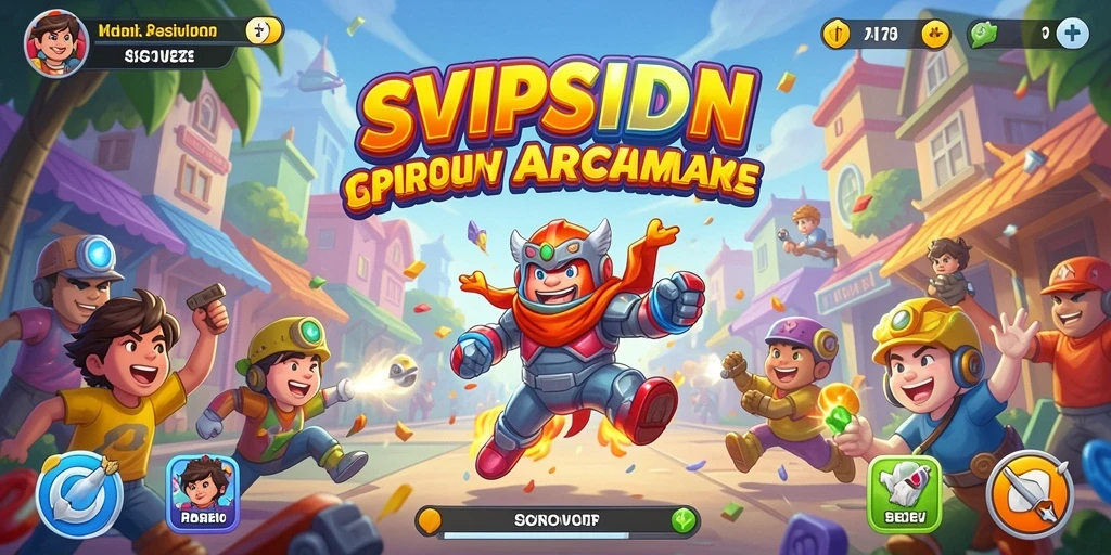 Screenshot gameplay SVIPSIDN menampilkan aksi seru dan tantangan yang mendebarkan.