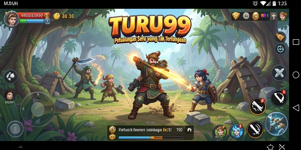 Screenshot utama TURU99 menampilkan aksi mendebarkan dalam eksplorasi petualangan.