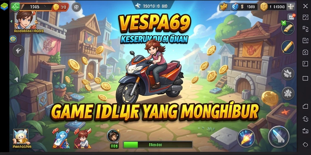 Tangkapan layar VESPA69 menampilkan gameplay Idle yang menarik.